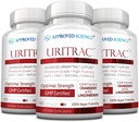Goedgekeurde Science® UritracTM - UTI Support - Cranberry, D-Mannose, Lingonberry - Vegan Friendly - 60 Capsules per fles - Verpakking van 3