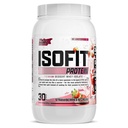 Recherche sur les nutriments IsoFit Whey Protéine Poudre Instantanée 100% Whey Protéine Isolée (30 portions (paquet de 1), fraises et crème)
