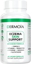 Eczeem supplementen - Geformuleerde Dyshidrotische Eczeem pillen voor volwassenen - Het verstrekken van Eczeem Relief, gericht op de interventie van Eczeem, Geïrriteerde droge huid, en verbeterd met psoriasis supplementen