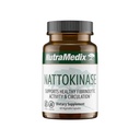 NutraMedix Nattokinase Supplement - Nattokinase 2000 FU per Serving - Geformuleerd voor ondersteuning Hartgezondheid en gezonde circulatie - Gluten + Dairy-Free (60 capsules)