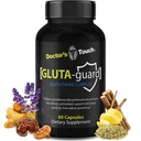 Supplément de glutathion liposomique tactile du docteur - Capsules de glutathion faciles à avaler pour l'énergie, le soutien du cerveau et la santé de la peau - Supplément de glutathion liposomique maximal pur