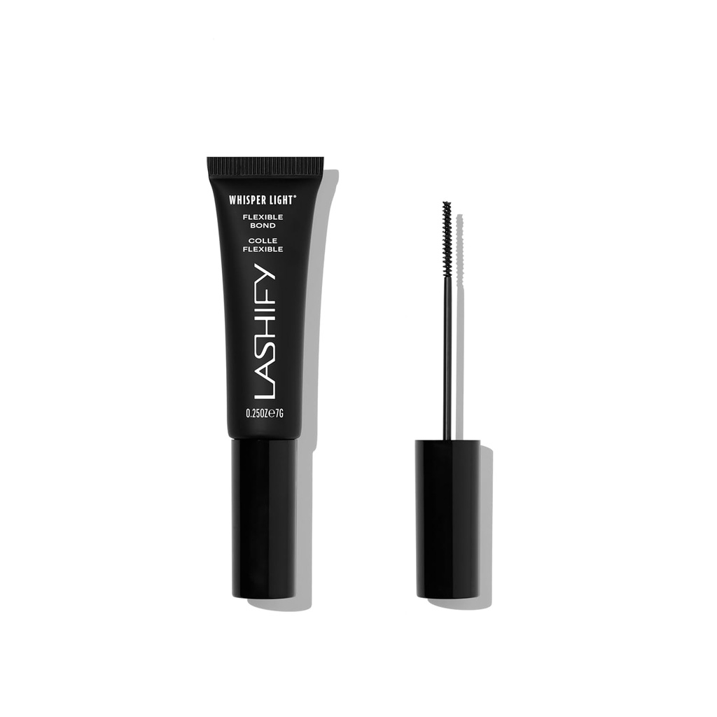 Lashify Whisper Light Flexible Bond Eyelash Glue for False Lashes with Micro-Flex Technology- Lash Glue for Eyelash Extensions in Black