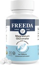 Freeda Magnesium Gluconaat - Kosher Vegan Magnesium Supplement voor mannen en vrouwen - Leg &amp; Muscle Cramp en Spam Relief - Natuurlijke Spier Relaxer - Magnesio Vitaminen en Supplementen (100 tabletten)