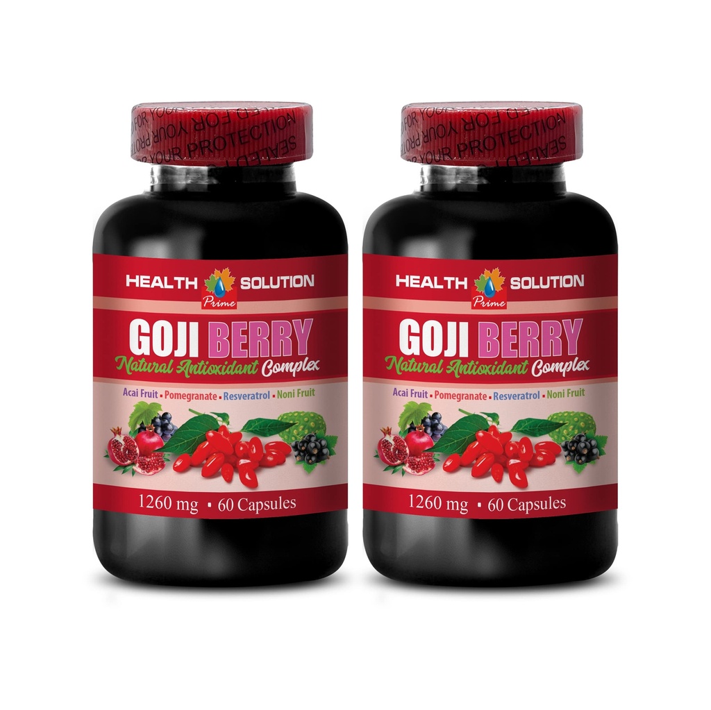 antioxidant multivitamine - GOJI BERRY - NATUURLIJKE ANTIOXIDANT COMPLEX - Natuurlijke resveratrol - antioxidanten supplement - superfood goji bessen, goji bessen supplementen, superfood antioxidant, 2B 120Caps