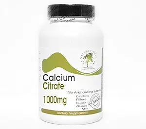 Calcium Citrate 1000mg ~ 100 Capsules - No Additives ~ Naturetition Supplements