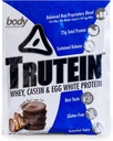 Body Nutrition Trutein High Protein Powder: 45% Wei, 45% Caseïne, 10% Egg White, Glutenvrij, Low Sodium, Grass Fed Wei Protein, Gym Supplement & Breakfast Shake, Chocolate Peanut Butter, 34g Sample