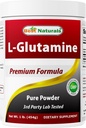 Best Naturals L-Glutamine Poeder - 1 Pond - 100% Zuivere en Vrije Vorm - Glutamine Herstel Poeder - Klinisch bewezen Herstel Hulp voor mannen en vrouwen (81771601455)