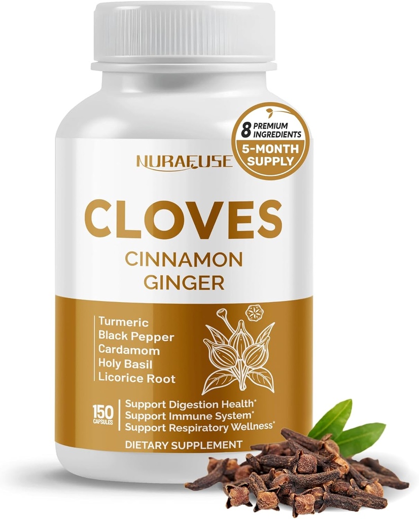 Gingembre de cannelle - Soutien Digestion santé, système immunitaire, bien-être respiratoire - Fabriqué et testé aux États-Unis