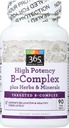 365 door Whole Foods Market, High Potency B-Complex, 90 ct