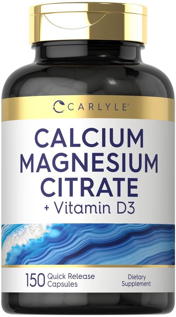 Carlyle Calcium Magnesium citraat met vitamine D3 
