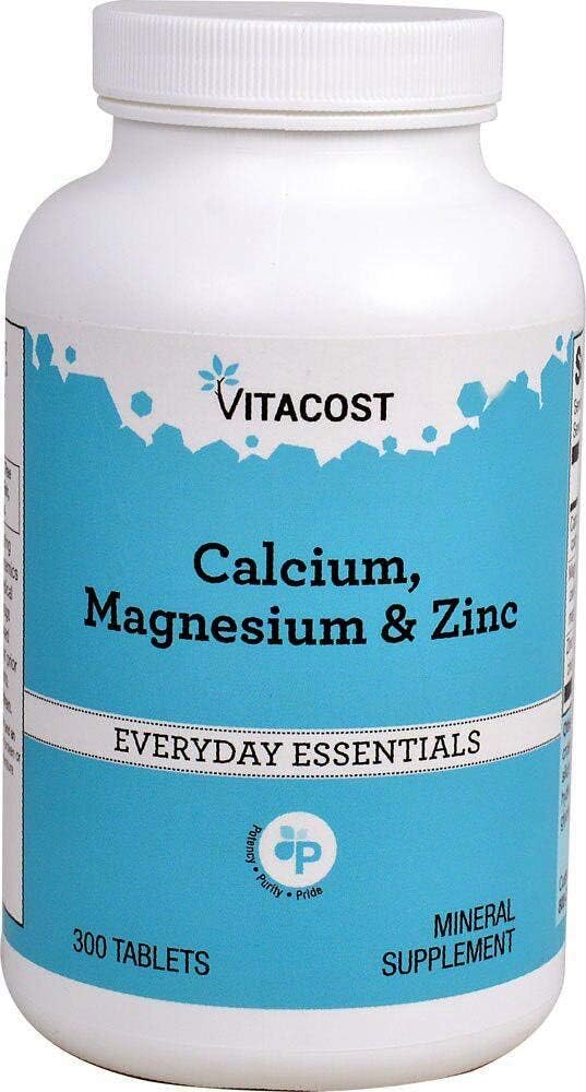 Vitacost Calcium, Magnesium & Zink - 300 tabletten