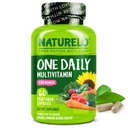 NATUURLO Een dagelijkse multivitamine voor vrouwen w/Vitamine B12, 60 Ct, energie-ondersteuning, Whole Food Daily Vrouwen Multivitamine supplement, voeden haar/huid/nagel, non-GMO, geen soja, glutenvrij, 2 maanden levering