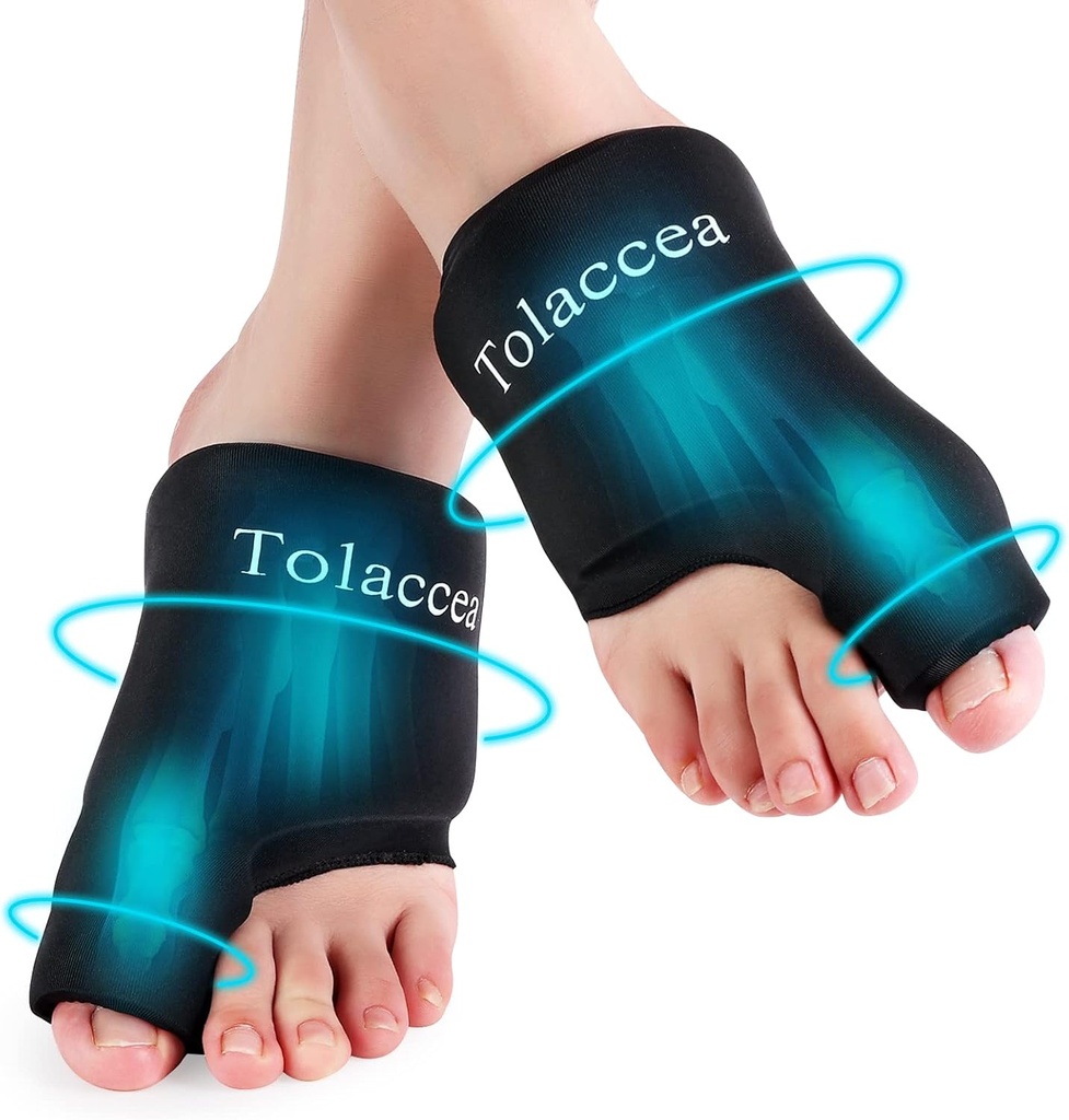 Foot Ice Packs Big Toe voor pijnverlichting, flexibel Cold Pack voor bunion Relief, Herbruikbare Gel Ice Pack voor warme en koude therapieën, Ice Pack voor zwelling, verstuikt, kneuzingen, post-surgery herstel