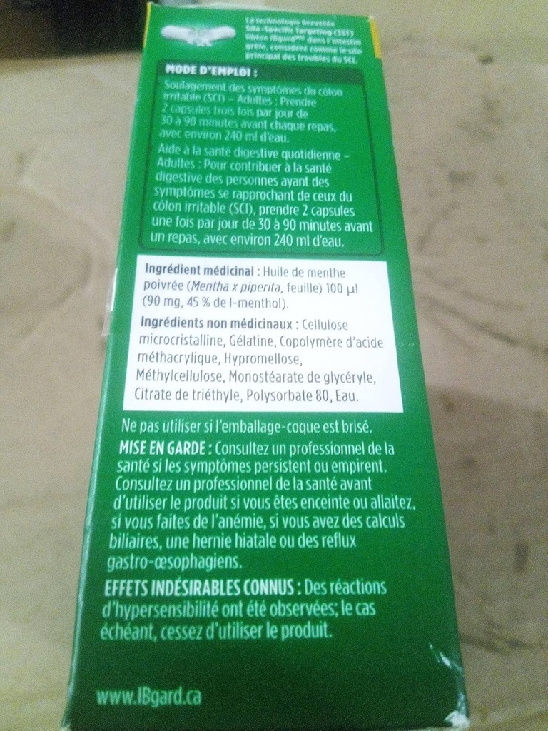 IBgard Daily Gut Health Support Dietary Supplement, 96 Capsules (Packaging May Vary)