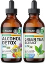 BIO KRAUTER Teinture de détox 4 Fl. Oz. et extrait de thé vert Teinture 4 Fl. Oz.