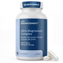Complexe Ultra Triple Magnésium Life Enhancement pour les femmes et les hommes avec Glycinat, Malate et Citrate - Supplément Magnésium Améliorer le sommeil et la fonction cérébrale - Fabriqué aux États-Unis (90 Capsules végétariennes)