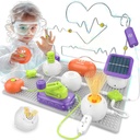 Kits scientifiques pour enfants - kits STEM pour enfants, kit d'exploration électronique, plus de 150 projets, 14 pièces de circuits, cadeaux de jouets éducatifs STEM pour enfants garçons Filles Âge 3 4 5 6 7 8 9 10 11 12