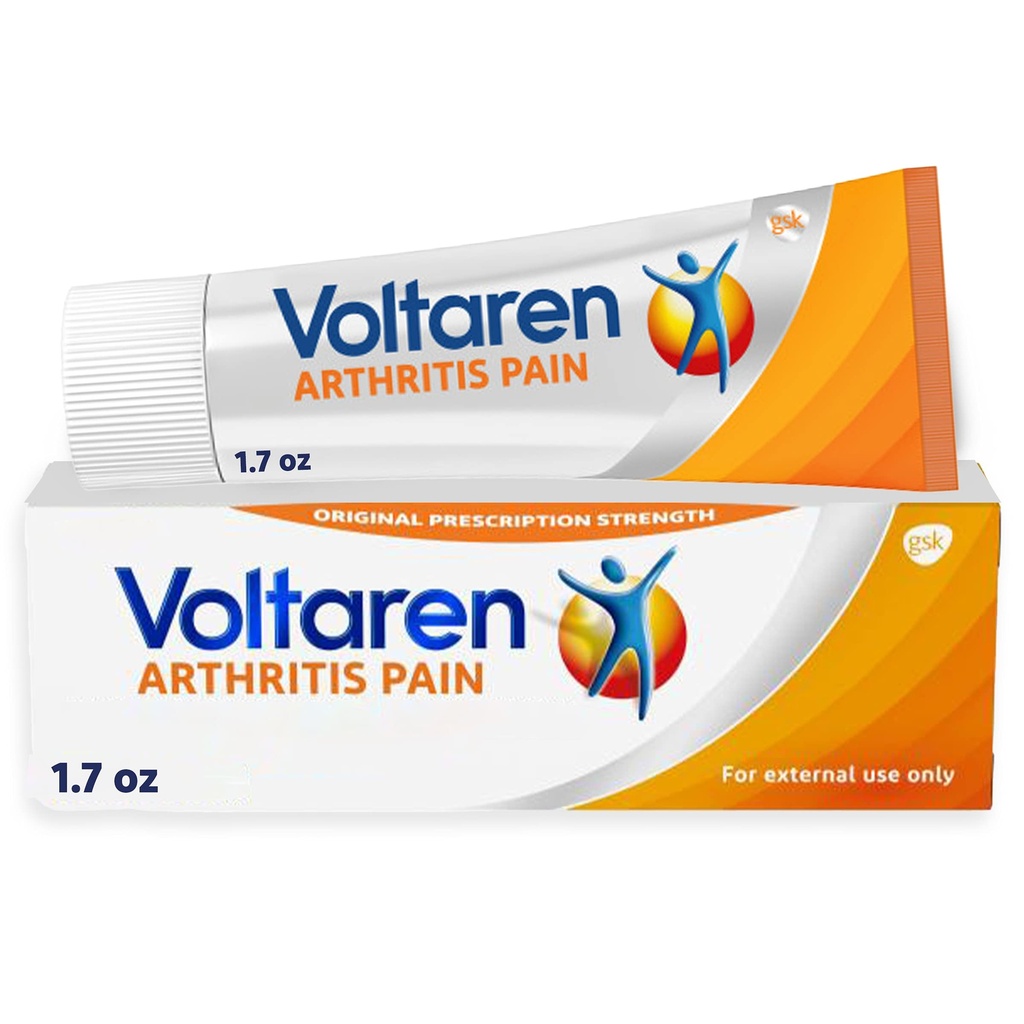 Voltaren Artritis Pijn Gel voor Krachtige Topische Artritis Pijn Relief met Diclofenac, Geen voorschrift nodig - 1,7 oz/50 g Tube