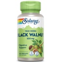 SOLARAY Black Walnut 500 mg - Whole Hull - Traditional Herbal Support Formula - Non-GMO Geverifieerd, Veganistisch, Lab Geverifieerd - 60-dagen garantie - 100 porties, 100 VegCaps