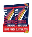 Vitalyte Electrolyte Powder Drink Mix, isotone Electrolyte Hydration Mix, Gluten Free Post Workout Powder Mix, Verpakking van 2, 35 oz. Elke, Fruit Punch smaak