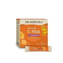 Dr. Mercola Vitamine C-PAK met quercetine - Daily Immune Support Drink - Zink en vitamine D3 Blend - Glutenvrij - Bruisende sinaasappelsmaak - 30 Packets