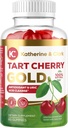 Katherine & Clark Tart Gommies Cerise d'or Montmorency - Gommies d'extrait de cerise de tart avec graines de céleri - Promotion de niveaux d'acide urique sains pour soutenir le soulagement conjoint - Vegan Fabriqué aux États-Unis - 60 Compte