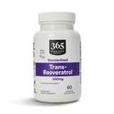 365 par Marché des aliments entiers, Transresveratrol 250Mg, 60 Capsules Vegg