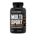 NutraBio Multisport voor mannen - Heren MultiVitamine - 33 Vitaminen, Mineralen, Micronutriënten - Rijk aan antioxidanten - Ondersteunt Peak Athletic Performance, Energy, Metabolisme (120 plantaardige capsules)