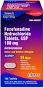 Ohm Allergie Médicament Fexofenadine 180mg - 24 heures de soulagement pour les symptômes d'éternuement et d'allergie, non somnolence - 24 heures de comprimés antihistaminiques pour un soulagement efficace - 150 Compte (paquet unique)