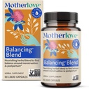 Motherlove Balancing Blend (60 vloeibare caps) Kruidensupplement voor periode & Postpartum Hormonal Health