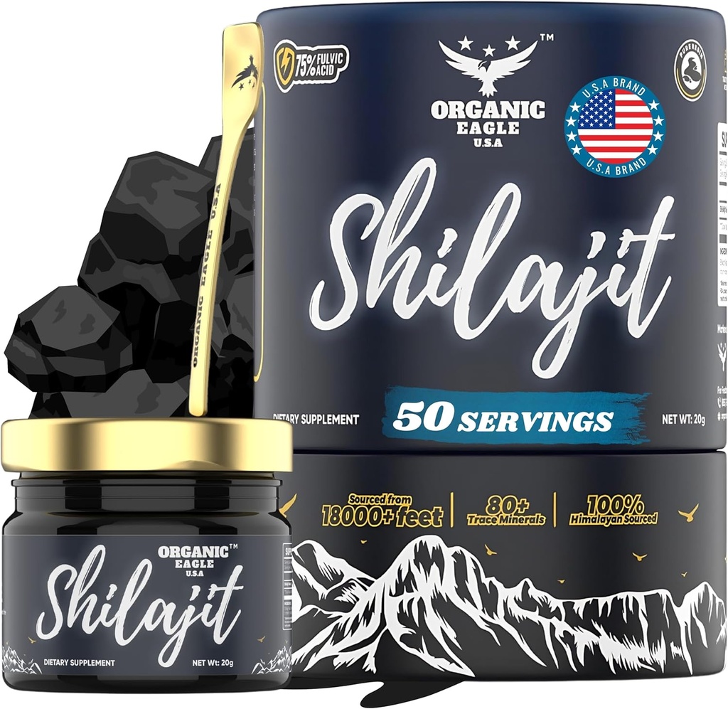 Himalaya Organic Shilajit 50 Servings 