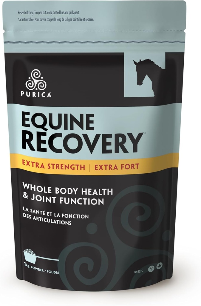 PURICA Equine Hyaluronzuur - Horse Joint Support Supplement met Glucosamine, MSM Powder, Betaine, Magnesium, Vitamine C en E - Groene thee en druivenzaadextract - Horse Supplies and Treats
