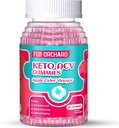 Gummies de vinaigre de cidre de pomme Keto pour la perte de poids - Delicious 1500MG vinaigre avec mère, probiotiques, vitamines B6 & B12, végétalien et non-OGM - soutient le métabolisme et la combustion des graisses pour les femmes, 60 végétaliens