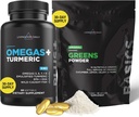 Livingood Daily Omegas and Greens Bundle - Rijk aan antioxidanten