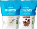 Evolution Advance Nutrition Fit & Strong - Pure Wei Proteine Powder with BCAA, Natural Flavor 