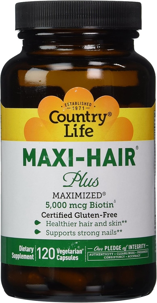 LAND LIFE Vitaminen Maxi-Hair Plus BIOTIN, 120 VCAP