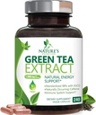 Groene thee Extract Capsules 1000mg 98% Gestandaardiseerde EGCG - 3X Sterkte voor natuurlijke energie - Hartondersteuning met polyfenolen - Zachte cafeïne - 240 capsules