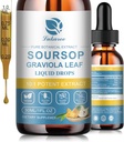Lukaree Nature Soursop Bitters liquide, 15 jours d'approvisionnement huile de graviola pour le soutien cellulaire et la régénération, antioxydant, emboîtement immunitaire, digestif, sans sucre, sans gluten, acide SOP gouttes multivitamines 1 FL OZ