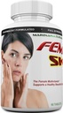 FEMVIT huid Multivitamine, Multi-Minerals & Kruidenextracten voor de jongere huid. Antiveroudering, Anti-rimpel met Collageen, Hyaluronzuur en Biotine. 60 tabletten (Geen crème)