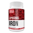 Supplément Fer Fe Liposomale pour les femmes, Supplément Fer 65 mg avec acide folique et vitamine B12 pour les hommes, soutien quotidien du sang et de l'énergie pour les adultes Déficience en fer 60 Softgels (1 bouteille)