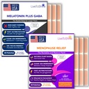 Menopauze Relief en Melatonine Slaap Patch Bundle - 2 Packs - Hot Flashes, Night Sweats, Mood Swings Relief Plus Rustige Slaap Patches - 30 Day Supply Per Pack (60 Patches) - Verenigde Staten Gemaakt door Live To Shine