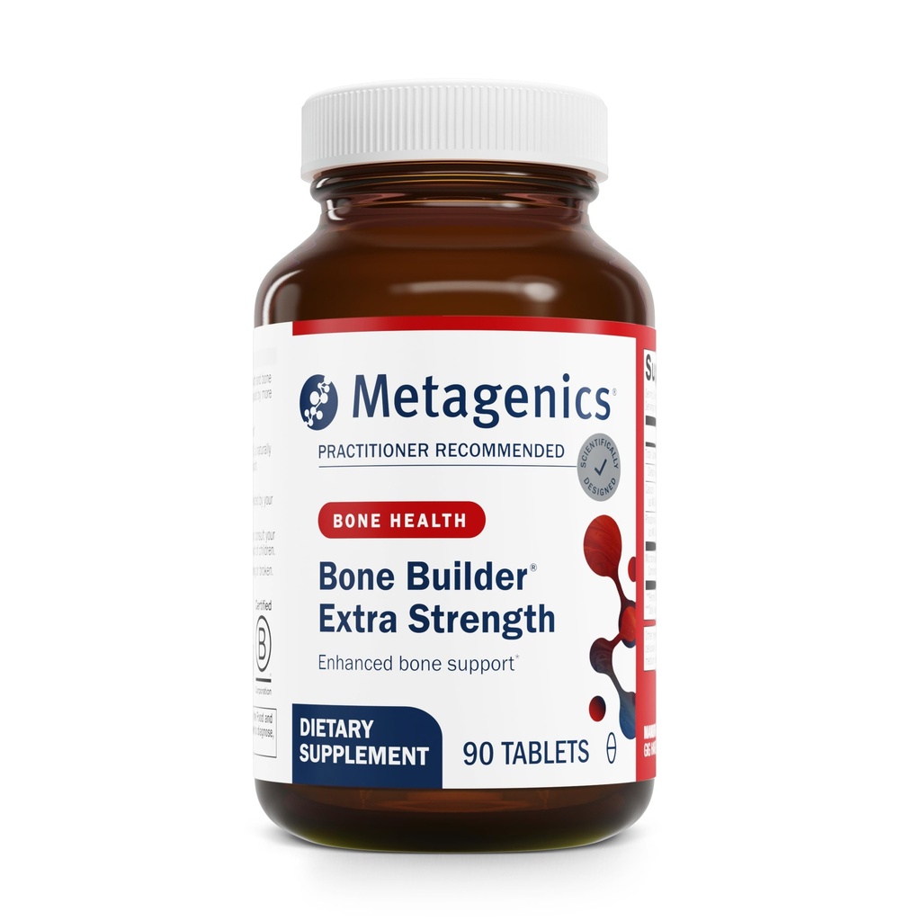 Metagenics Bone Builder Extra Strength - Microkristallijne Hydroxyapatiet Concentraat (MCHC) met Calcium en Fosfor - Ondersteunt botdichtheid en sterkte - Non-GMO & Glutenvrije - 90 tabletten