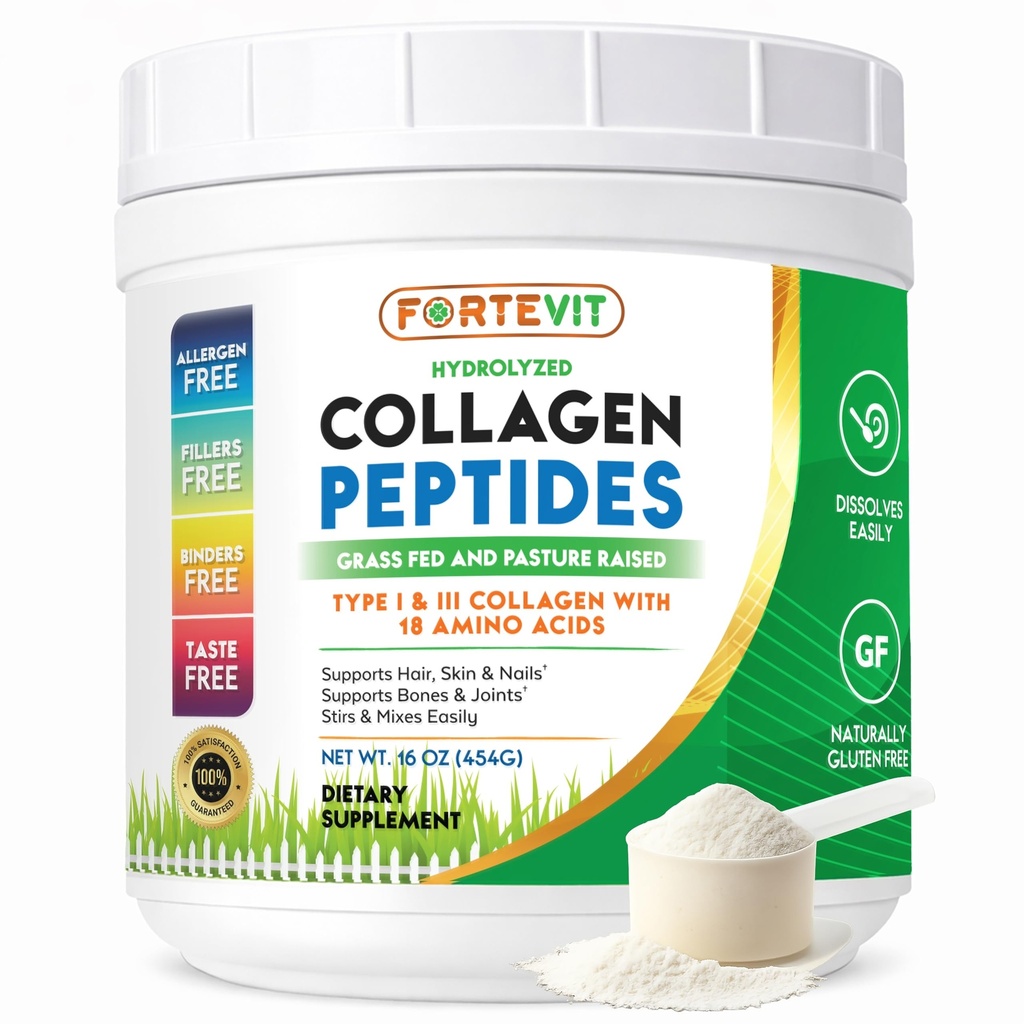 FORTEVIT Collageen Peptides Powder for Women & Men 