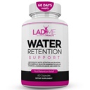 Waterretentie pillen voor vrouwen Bloating Relief met vitamine B6, Dandelion & Green Tea Natural Diuretic for Water Draining, Bloating & Swelling Detox Capsules - 60 Caps (2 maanden supply) - door LadyMe