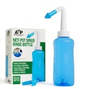 Neti Pot Sinus Sinaasfles voor natuurlijke Sinus Relief - Neuswas Reiniger Druk spoelen voor volwassen & Kid - Neus Irrigatiesysteem door Abraham The Pharmacist