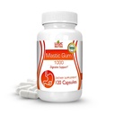 Premium Mastic Gum Capsules - Natuurlijke Gastro-intestinale Ondersteuning Supplement, 1000mg per portie - 120 Capsules (1 fles)
