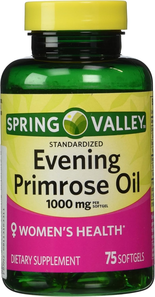 Spring Valley - Avond Primrose Oil 1000 mg, 75 Softgels