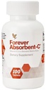 Pour toujours vivre - Absorbant-C, orange et miel, supplément de vitamine C avec Bran d'avoine, soutien immunitaire, santé de la peau, 1 bouteille (100 comprimés)