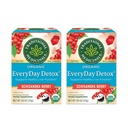 Traditionele Medicijnen Biologische EveryDay Detox Schisandra Berry Kruidenthee, Ondersteunt gezonde leverfunctie (Vak van 2)