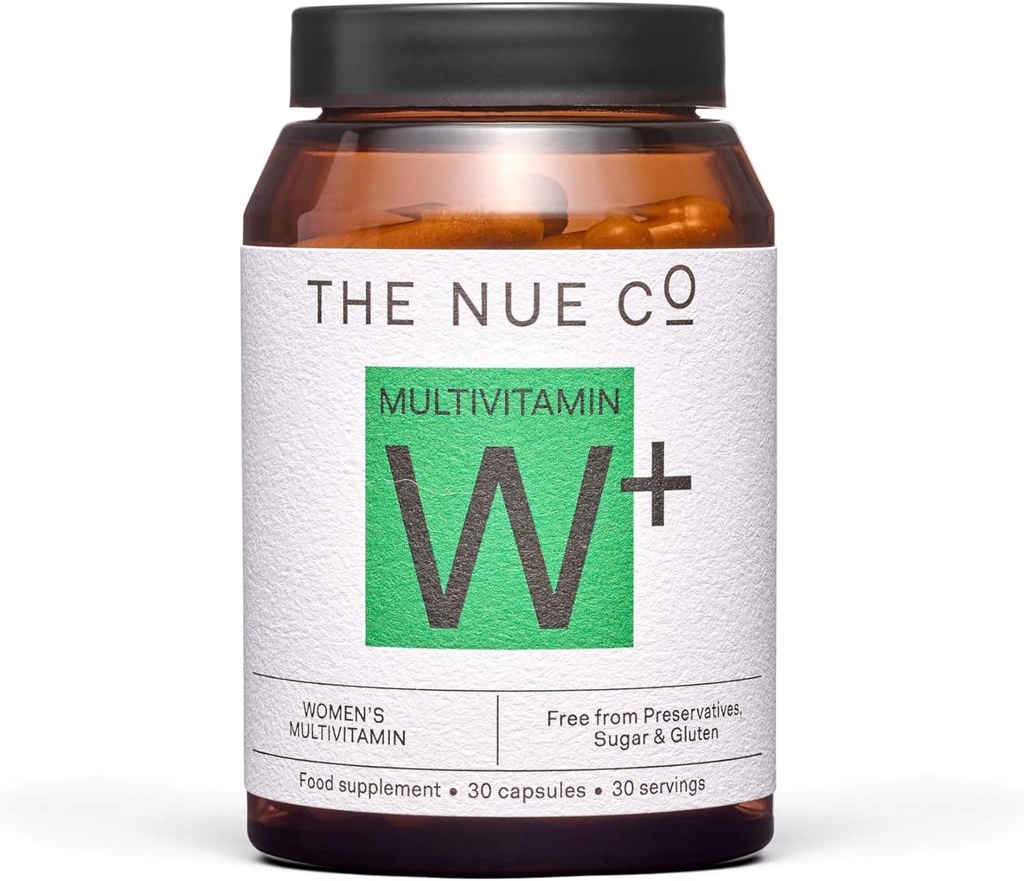 De Nue Co. Vrouwen MULTIVITAMIN supplement- Ondersteunt Energie, Immuniteit, Focus, Veganistisch, Glutenvrij, 30 Capsules